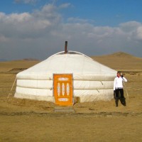 For part of the time we spent in Mongolia, we stayed at a yurt camp. Here’s a short video tour of our desert home and breakfast venue! Welcome to our Crib!